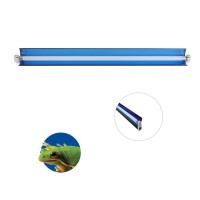 Bar aquarium reptile uvb lamp 4FT t5 tubes replace 54w fluorescent lighting fixture reflector cover