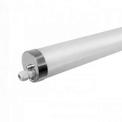 IP 68  IK10 110lm 140lm  round  30w 45w 60w 70w   pc extrusion 301  PC  stainless steel cape linear fixture tri  proof led light