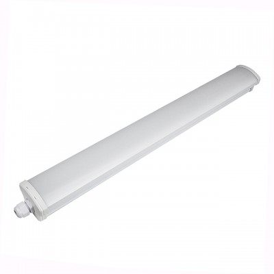 IP65 NEW design extrusion PC 100lm/w damp proof light led tri proof light waterproof led light fixture GS CE CB ERP