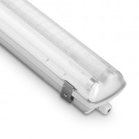 IP65  2ft 4ft 5ft 6ft single  double 9W 18W 24W 100lm  GS ERP ROHS t8 led  fluorescent tube lighting triproof  led fixture