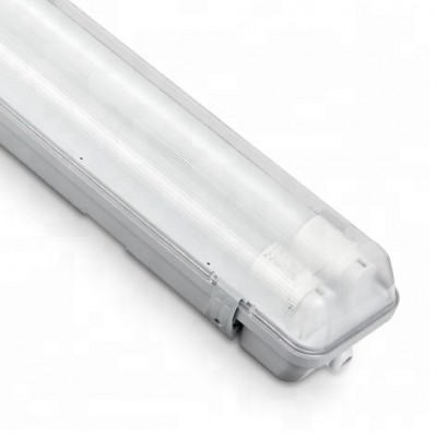 project item  IK08  IP65 for  traditional   T8 single double fluorescent led   tube waterproof  tri-proof light lighting fixture