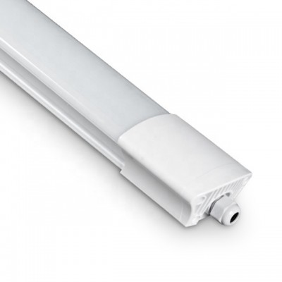 IP65  LED light 20W/40W/50W PC extrusion  pipe  infrared sensor 100LM/W  fast cable gland triproof light lamp